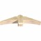 Ekena Millwork Bellingham Rough Sawn Timber Gable Bracket, Douglas Fir, 48"W x 12"H x 6"D x 6"F, 6/12 Pitch GBW048X12X0606BEL00RDF - alternate 4